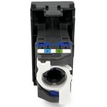 Presa telefonica nera compatibile Vimar 6970597462359 623N/Vmr-Pln Vimar Plana EL2368