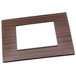 Placca in tecnopolimero 4 posti color ciliegio compatibile Vimar 6970597464230 6004-03 Vimar Plana EL2369