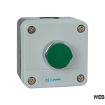 Pulsante con ritorno a molla EL1-B102 1NO IP44 Elmark 3800131101433