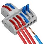 Morsettiera 2 INPUT / 6 OUTPUT  0.08-4.0mm² F1512