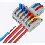 Morsettiera 2 INPUT / 6 OUTPUT  0.08-4.0mm² F1512