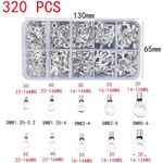 Kit 320 capicorda vari modelli e dimensioni con pinza F1648