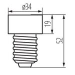 Adattatore per lampadine HLDR E27/GU10 Kanlux 5905339088505 8850 KA2282