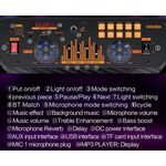 Cassa acustica portatile ricaricabile trolley 15" 40W Luce LED Bluetooth/SD/USB KK-15101