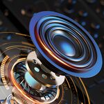 Cassa acustica portatile con tracolla 3x8" 40W Luce LED Bluetooth/Radio/USB KK-8301