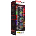 Cassa acustica portatile con tracolla 3x8" 40W Luce LED Bluetooth/Radio/USB KK-8301