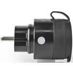 Presa Schuko Wi-Fi 10A 2500W massimo IP44 nera Nedis WIFIPO110FBK 5412810334025 ND5533