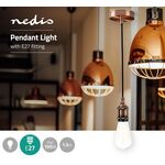 Luce da soffitto E27 color rame 1,50m LPHLE27CP 5412810302086 WB1480