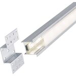 Profilo da incasso in acciaio satinato 1m per strisce LED Paulmann 708.60 4000870708606 WB163