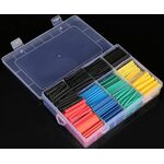 Guaina termorestringente varie misure kit 530 pezzi WB1863