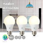 Lampadina LED Smart Wi-Fi 9W Bianco caldo 2700K E27 800 lumen confezione da 3 pezzi
  5412810313242 541281031324 WIFILW31WTE27 ND9050