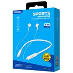 Cuffie auricolari da collo Bluetooth bianche KSC-730 F2800