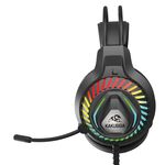 Cuffie da gaming ad archetto con microfono nere KSC-849