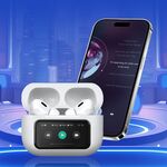 Cuffie auricolari Bluetooth con display Touch Screen LED e cancellazione rumore ANC+ENC KSC-1463 6921042141626 KSC-1463 F4385