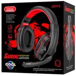 Cuffie ad archetto da gaming con microfono nere JD013