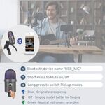 Microfono a condensatore USB Bluetooth E9015