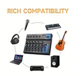 Mixer professionale 7 canali con Bluetooth/USB E9170