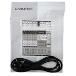 Mixer Audio Professionale 8 Canali 850W con Effetti DSP, USB/SD, EQ Grafico e Flight Case E9150