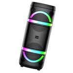 Cassa acustica ricaricabile 2x8" 40W luci LED Bluetooth/FM/USB KK-8207 KK-8207