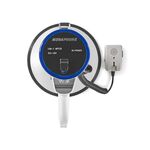Megafono professionale 25W con microfono staccabile e sirena – Blu/Bianco MEPH200WT 8717534026292 ND6175
