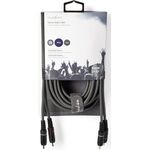 Cavo audio stereo 2x maschio RCA placcato nickel 5m Nedis COTH24200GY50  5412810295388 ND1468