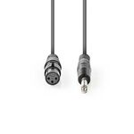 Cavo Audio XLR non Bilanciato Femmina a 3 Pin XLR-Maschio da 6,35mm 1.5m  COTH15120GY15 5412810295395 ND4564