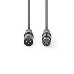 Cavo Audio XLR Bilanciato Maschio a 3 Pin XLR-Femmina a 3 Pin XLR COTH15010GY30 5412810295630 ND4998