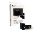 Convertitore Audio Digitale/Analogico con ingressi ottico/toslink e coassiale 5907451330241 06215 SP972