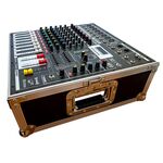 Mixer Audio Professionale 8 Canali 850W con Effetti DSP, USB/SD, EQ Grafico e Flight Case E9150