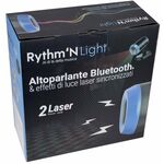 Effetto luce proiettore doppio laser rosso/verde con telecomando e altoparlante Bluetooth 4003073931796 WB1304