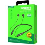 Cuffie auricolari da collo Bluetooth nere KSC-730 F2790