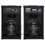 Casse Acustiche Amplificate Coppia 200W max con USB - Black LY32-B