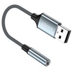 Adattatore audio jack 3.5mm - USB  6921042140117 JC010 F4070