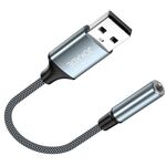 Adattatore audio jack 3.5mm - USB  6921042140117 JC010 F4070
