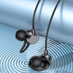 Cuffie auricolari con microfono 1.2m nere KSC-705 F2830Cuffie auricolari con microfono 1.2m nere KSC-705 F2830