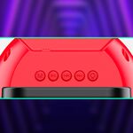 Altoparlante Bluetooth 2x5W Radio FM/USB/SD rosso KK-3204 F2645