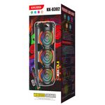 Cassa acustica 3x8" 40W Bluetooth/Scheda SD/USB con telecomando e microfono 6921042142173 KK-8302