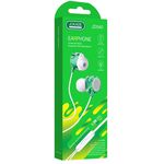 Cuffie auricolari con microfono 1.2m verdi JD040 6921042126357 F4110