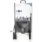 Cavo audio stereo 3,5 mm maschio-2x maschio RCA 5m COTH22200GY50 5412810295227 ND9081