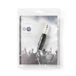 Adattatore XLR Mono | Femmina a 3 Pin XLR - Maschio da 6,35 mm | Nero - COTP15940BK Codice EAN: 5412810296224 541281029622  ND2655