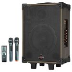 Cassa acustica portatile ricaricabile trolley 12" 80W Bluetooth/SD/USB D-12