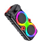 Cassa acustica portatile ricaricabile 2x8" 30W Luce LED Bluetooth TWS/SD/USB KK-8201Cassa acustica portatile ricaricabile 2x8" 30W Luce LED Bluetooth TWS/SD/USB KK-8201
