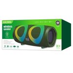 Altoparlante Bluetooth 10W con radio FM verde KSC-615 6921042121772 F2860