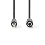 Cavo Audio Stereo Maschio da 3,5mm-Femmina da 3,5mm 10m  CAGP22050BK100 5412810280773 ND3816