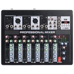 Mixer professionale 7 canali con Bluetooth e microfoni wireless U-730 SP6900
