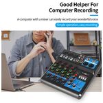 Mixer professionale 5 canali ingressi Bluetooth/USB/Stereo RCA con alimentazione phantom 48V F-5A SP695