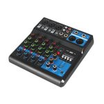 Mixer professionale 5 canali ingressi Bluetooth/USB/Stereo RCA con alimentazione phantom 48V F-5A SP695
