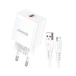 Caricabatterie USB micro 22.5W bianco JB098