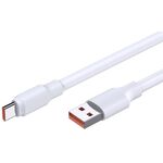 Cavo per ricarica e sincronizzazione bianco 1m 6A 120W USB Type C N035