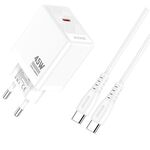 Caricabatterie ricarica rapida con cavo USB Type C bianco 1m JB092 6921042144832 JB092 F4465
